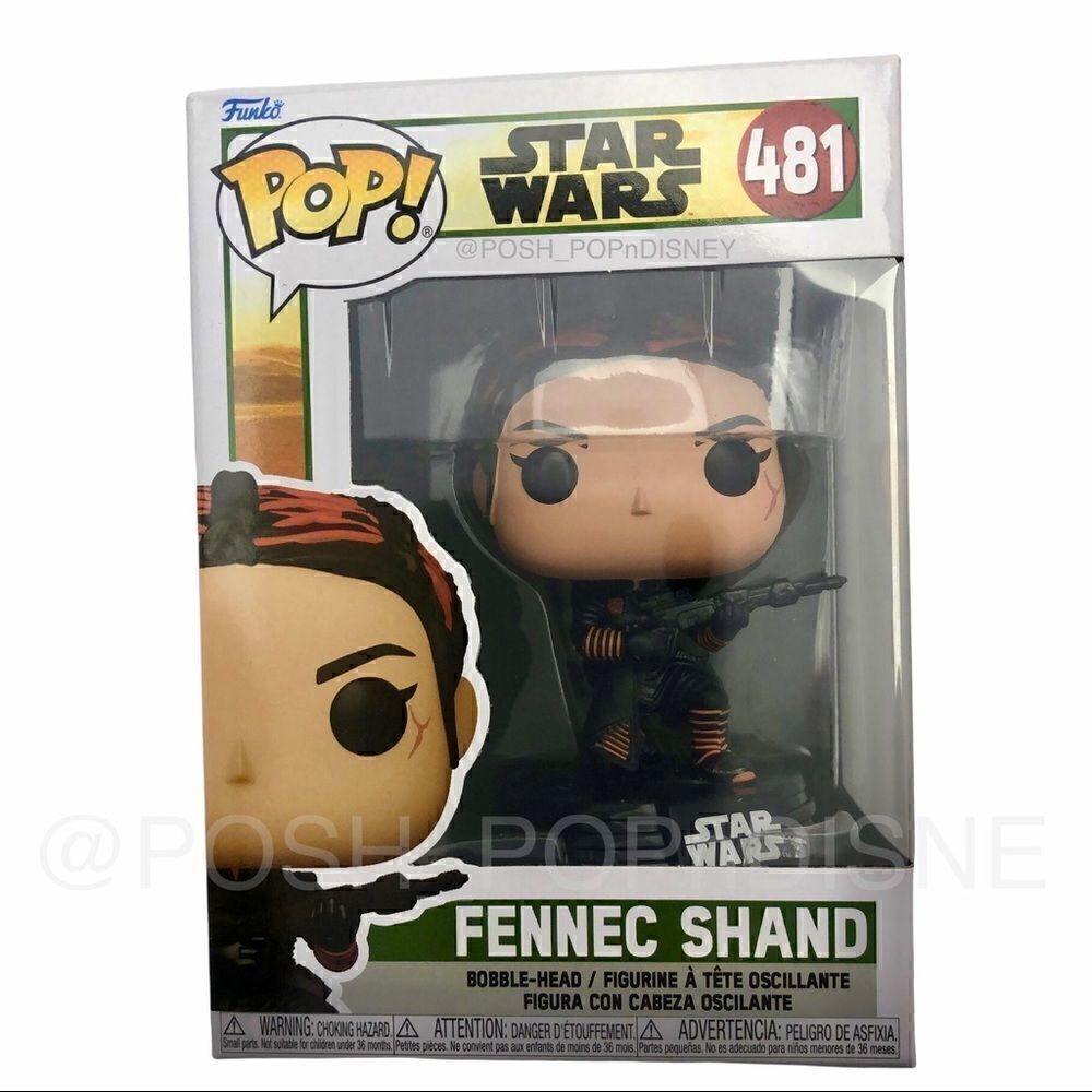 FUNKO POP! Star Wars: The Book of Boba Fett Fennec Shand Vinyl Bobblehead